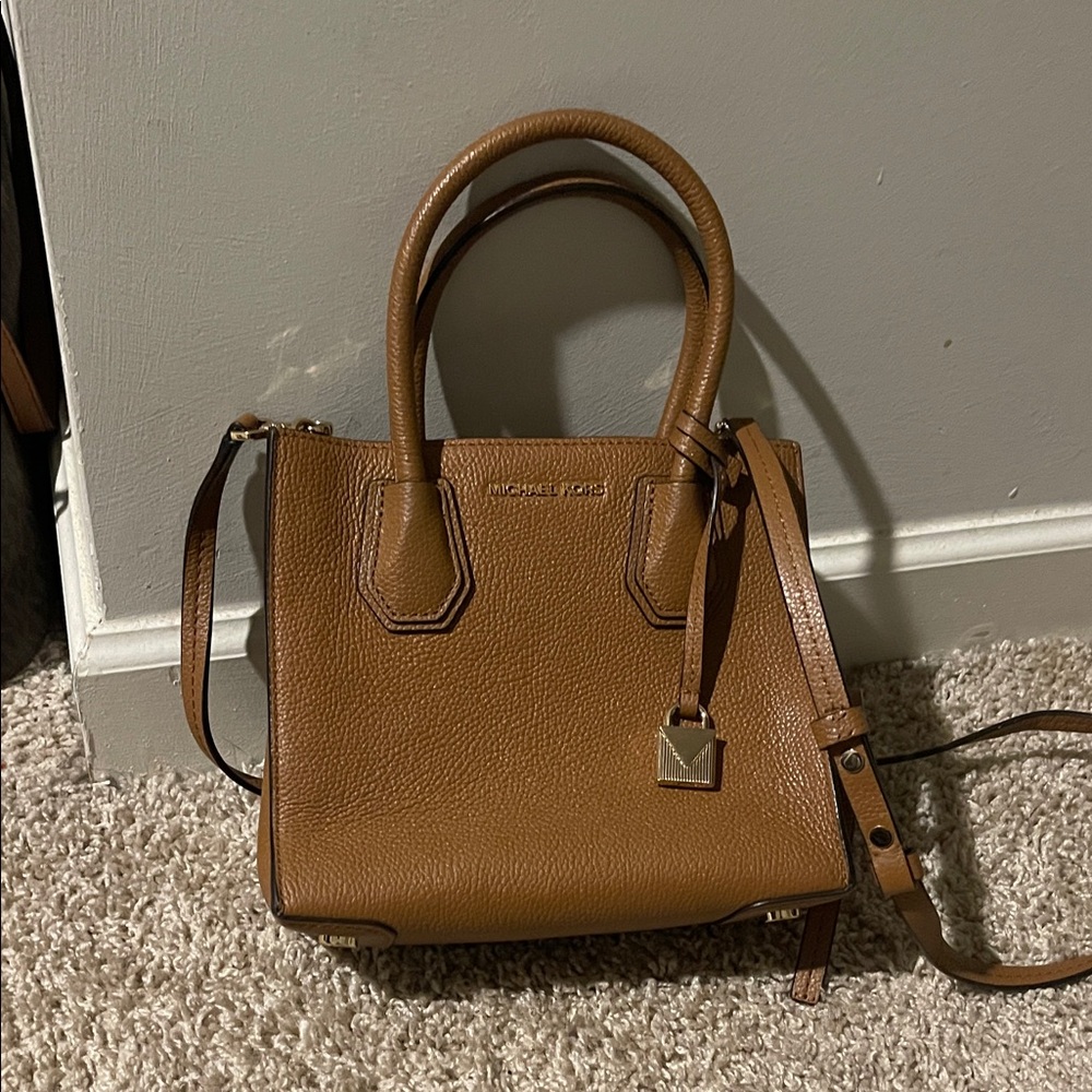 Michael Kors Tan Leather Satchel